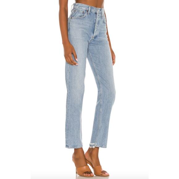 AGOLDE 90's Pinch Waist Jean in Soundwave - Picture 2 of 8